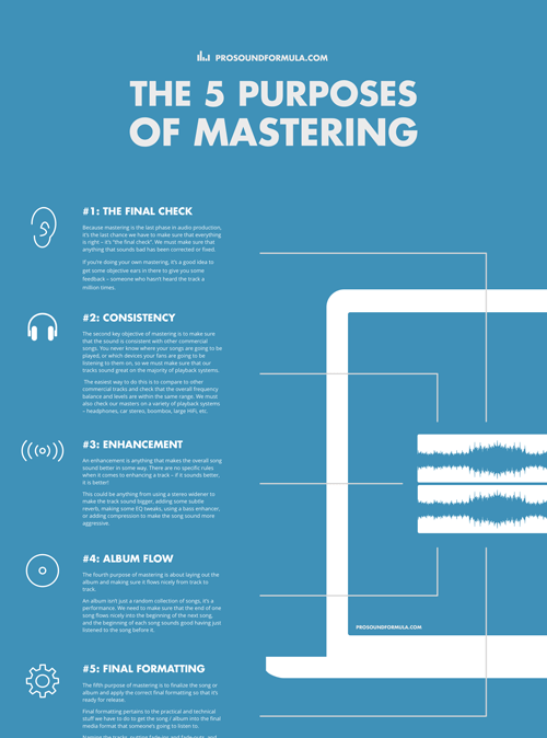 The 5 Purposes of Mastering